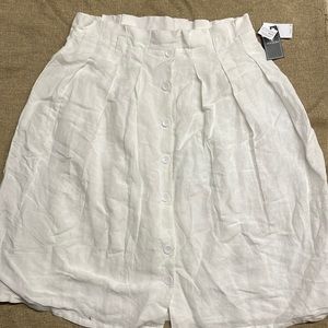 Volcom Deep Tracks Skirt. Linen. White. New. Size XXL
